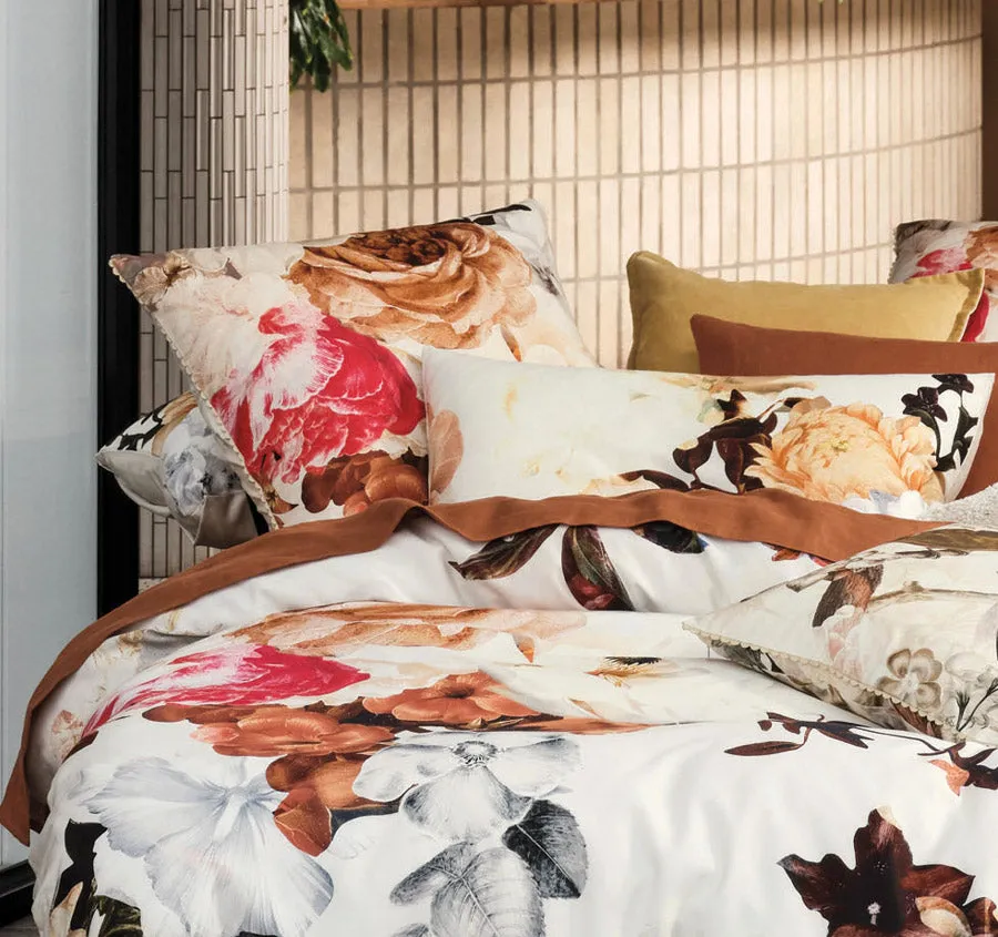 Primavera Quilt Cover Set Range Caramel