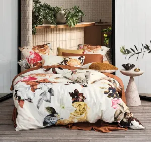 Primavera Quilt Cover Set Range Caramel