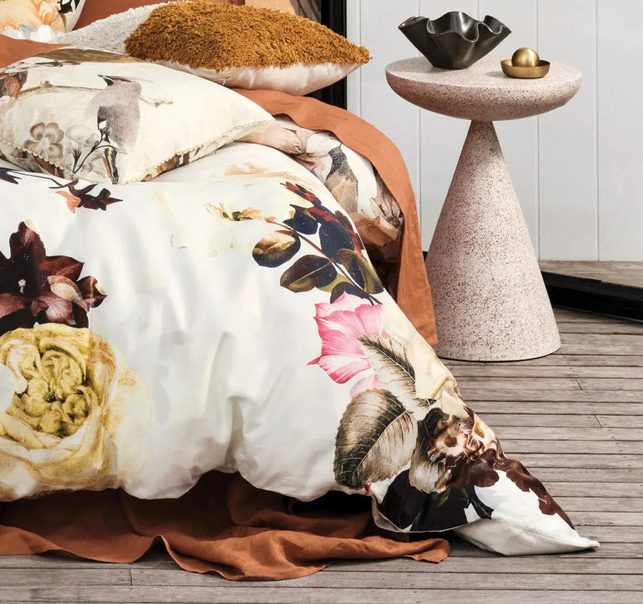 Primavera Quilt Cover Set Range Caramel