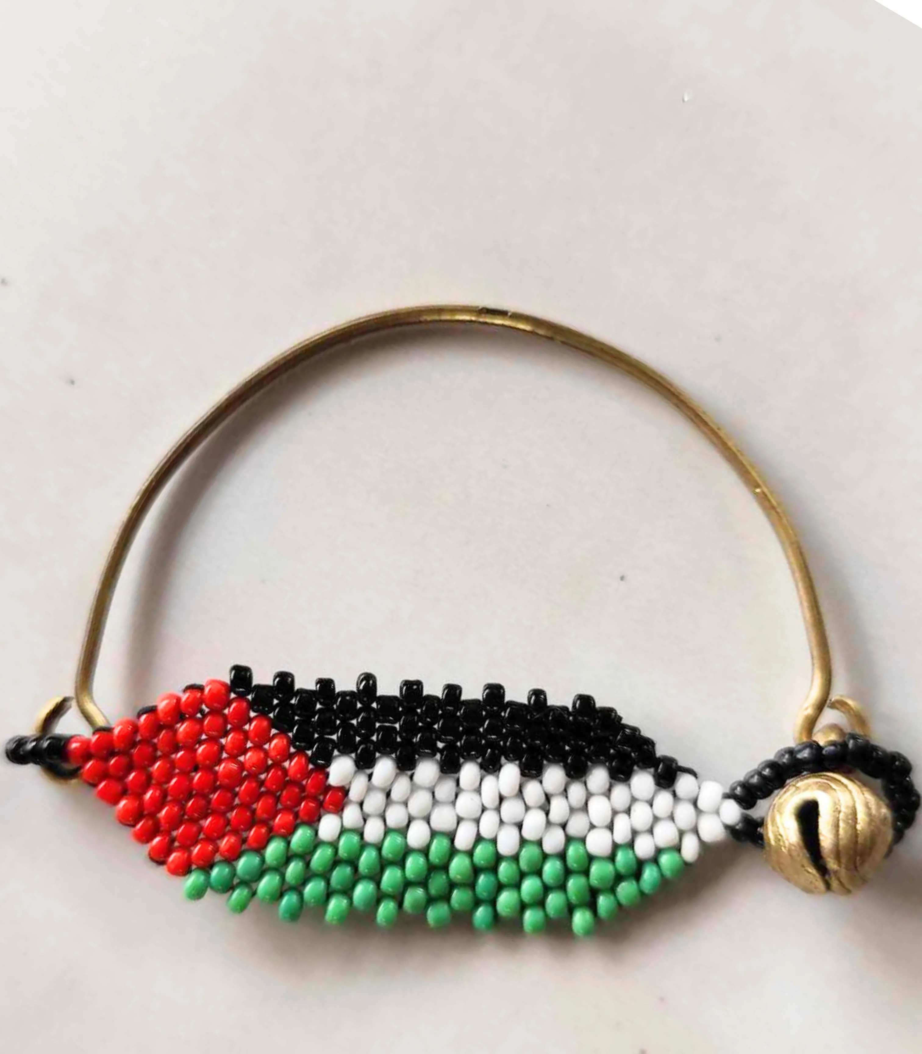 Protection & Solidarity Beaded Flag Bracelet