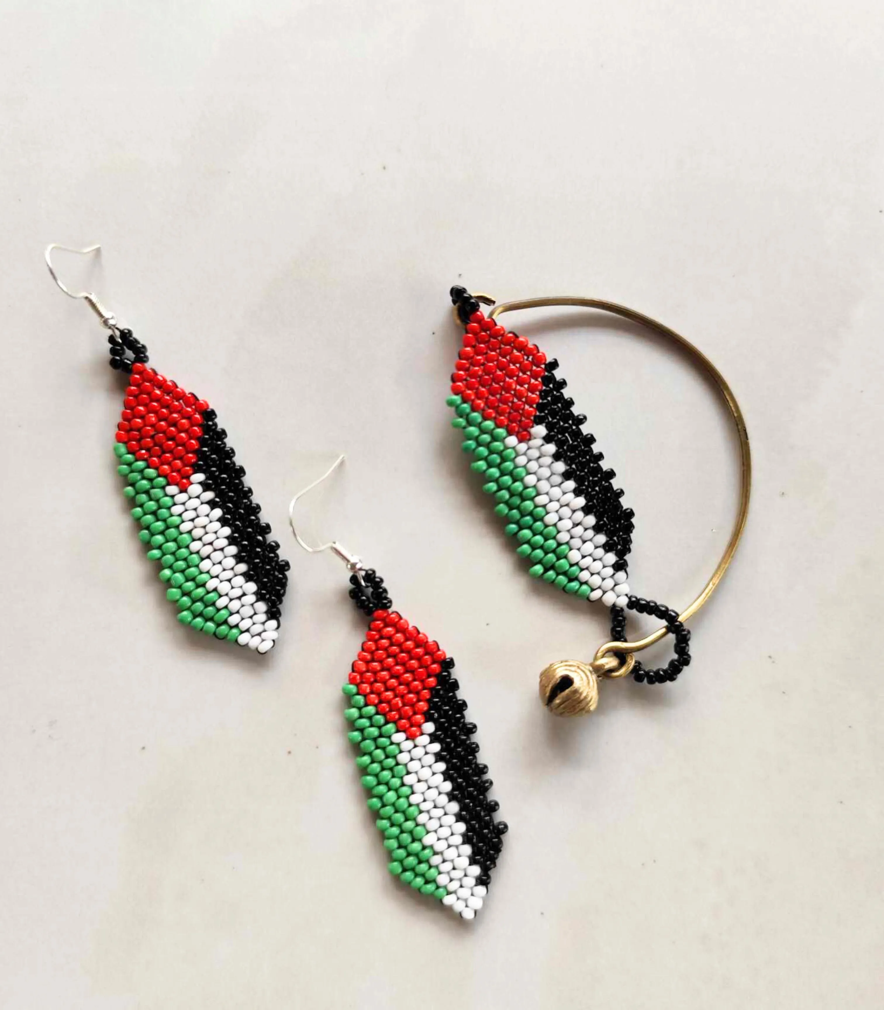 Protection & Solidarity Beaded Flag Bracelet