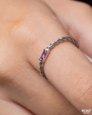 Purple Zircon Braided R