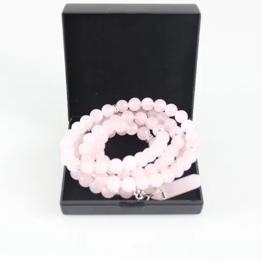 Rose Quartz Mala Prayer Beads