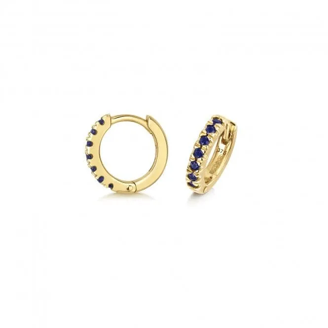 Sapphire Huggies Earrings ED281S