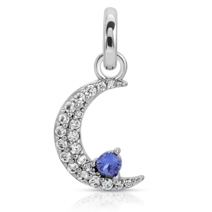 September Sapphire Birthstone Charm - Moon (Rewards Store)