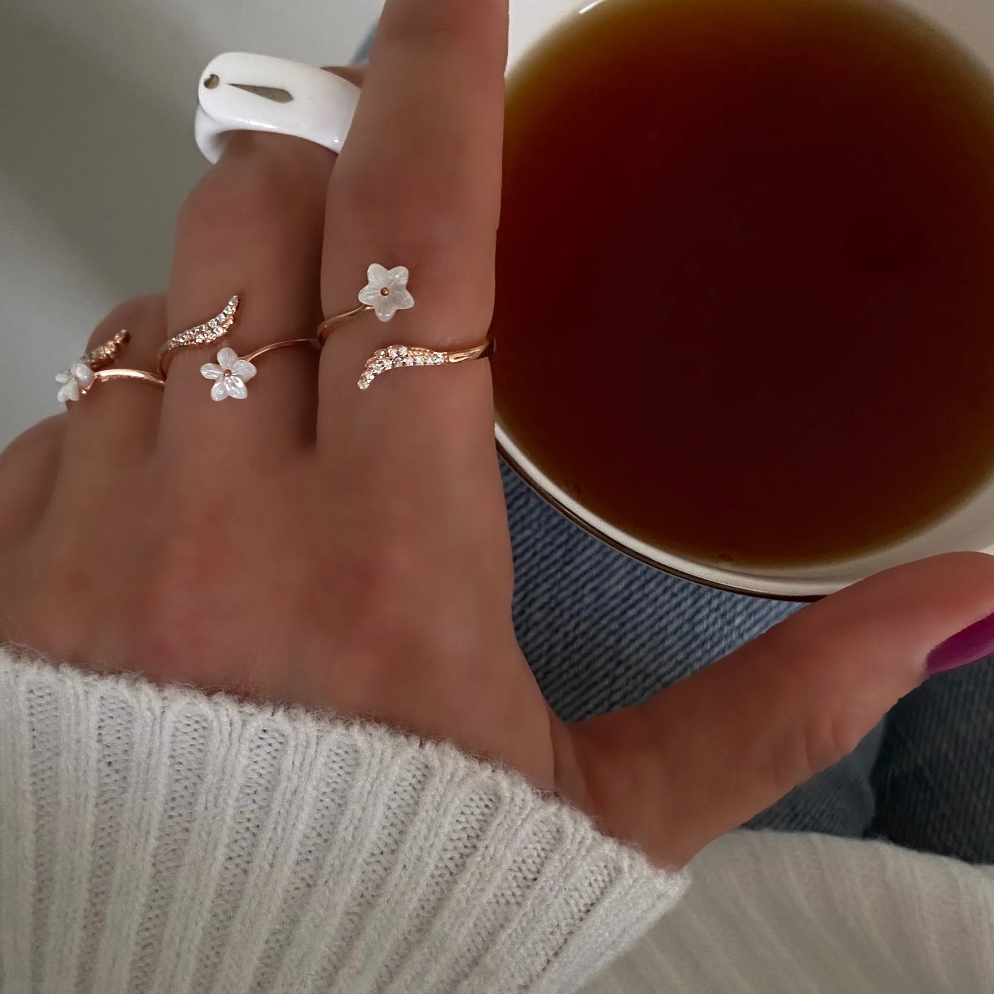 Spring Flowers - Rings with single flower