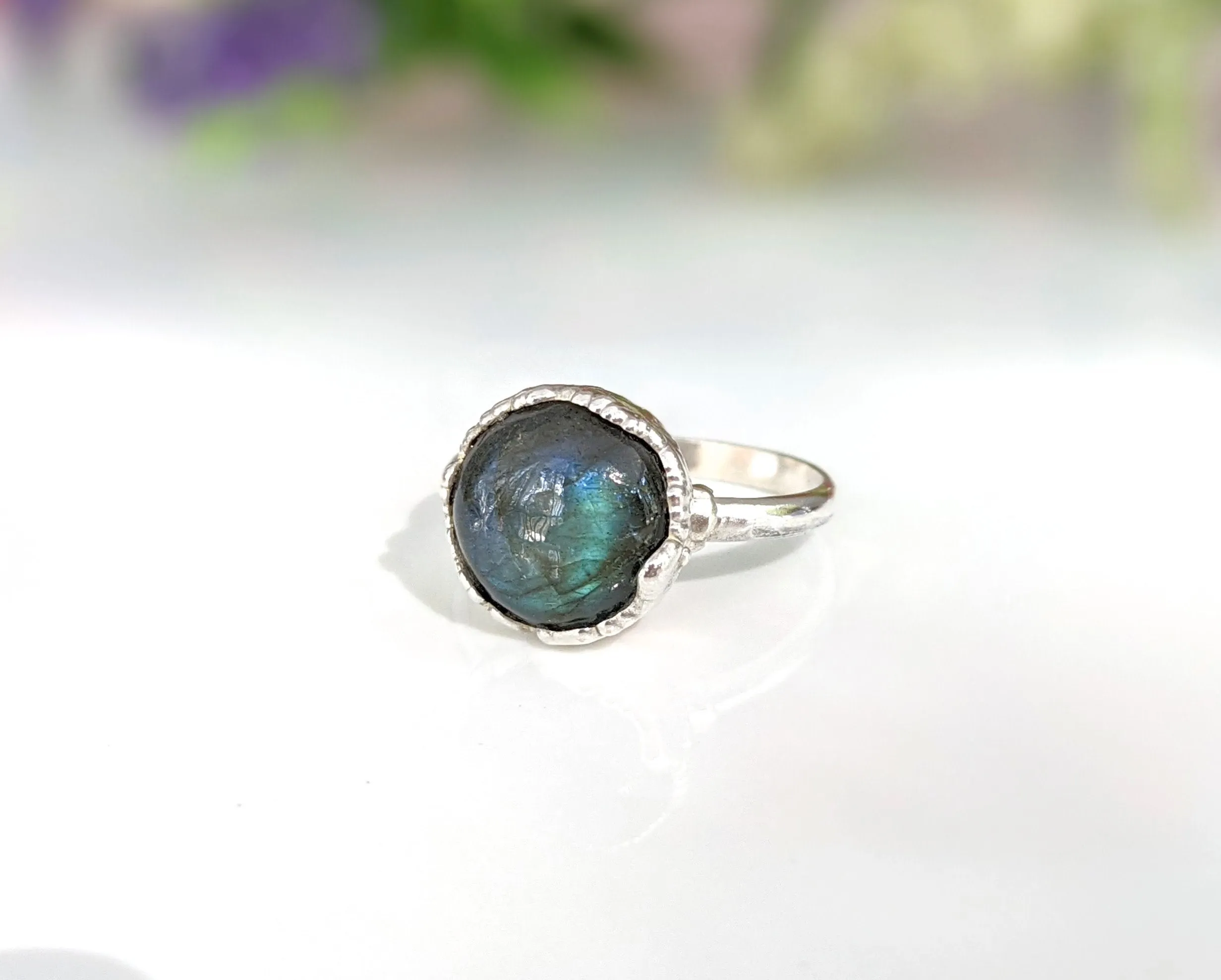 Sterling Silver Labradorite ring