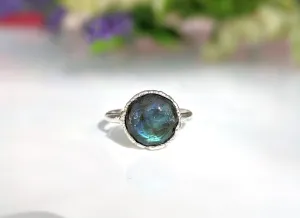 Sterling Silver Labradorite ring