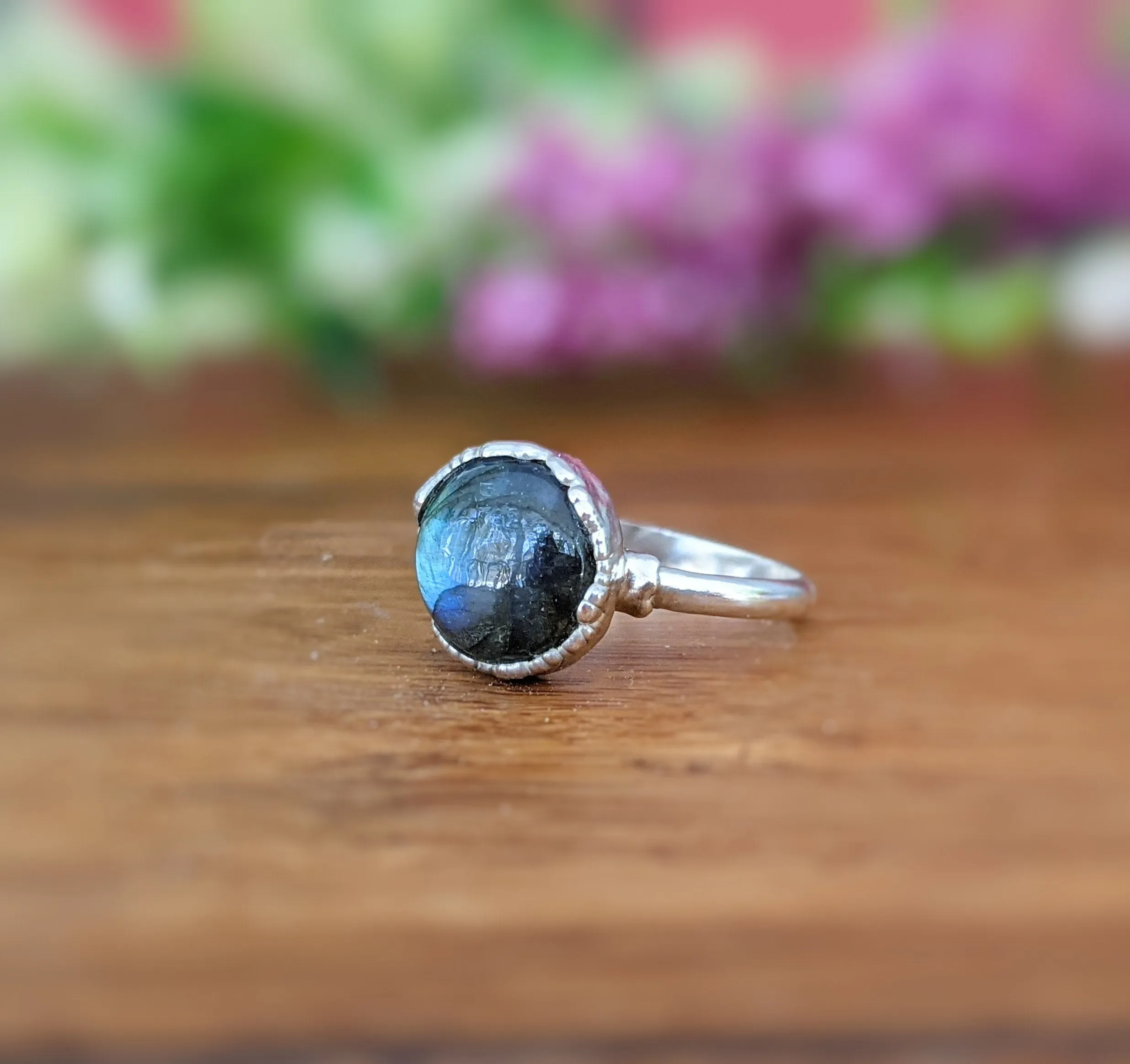 Sterling Silver Labradorite ring