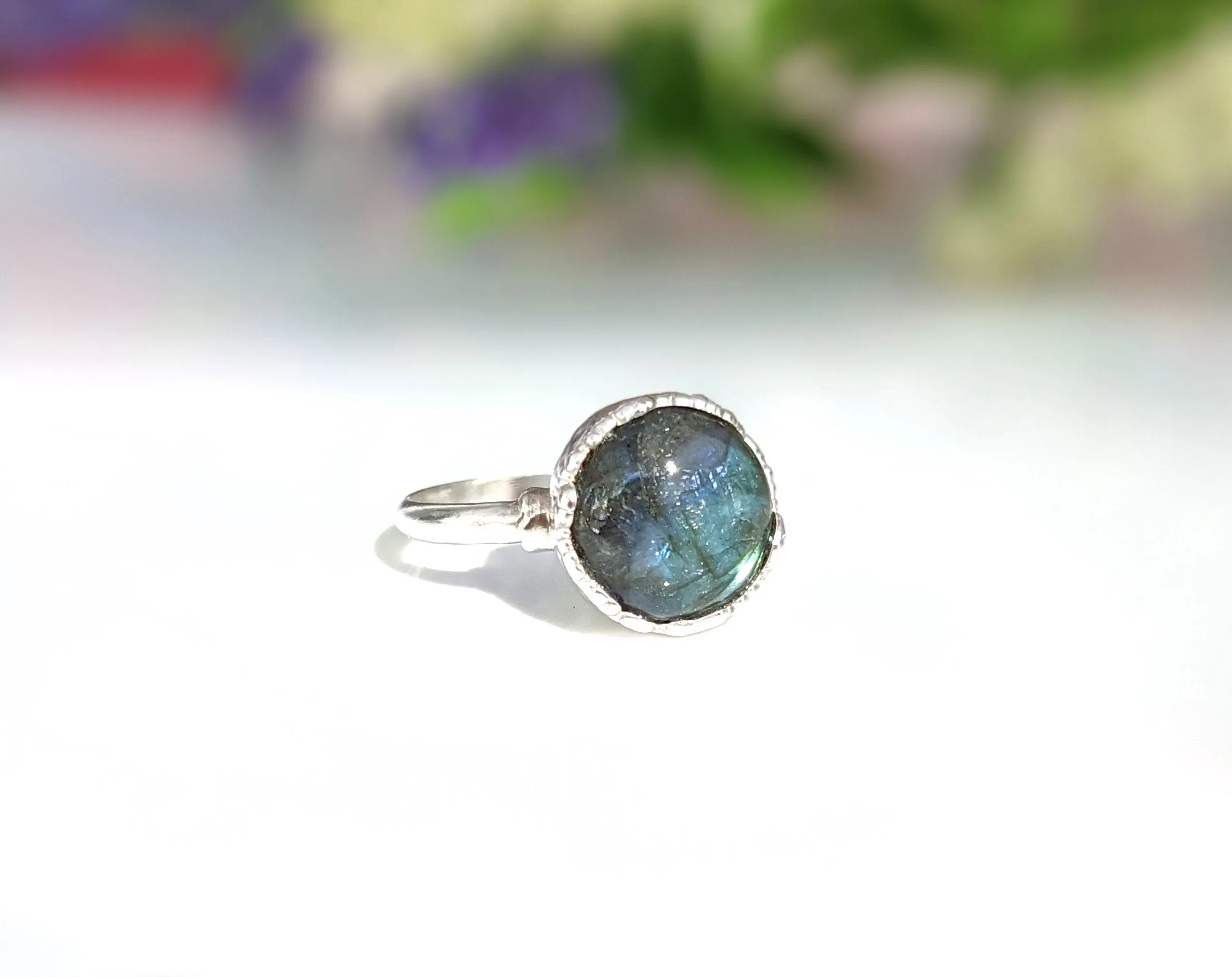 Sterling Silver Labradorite ring