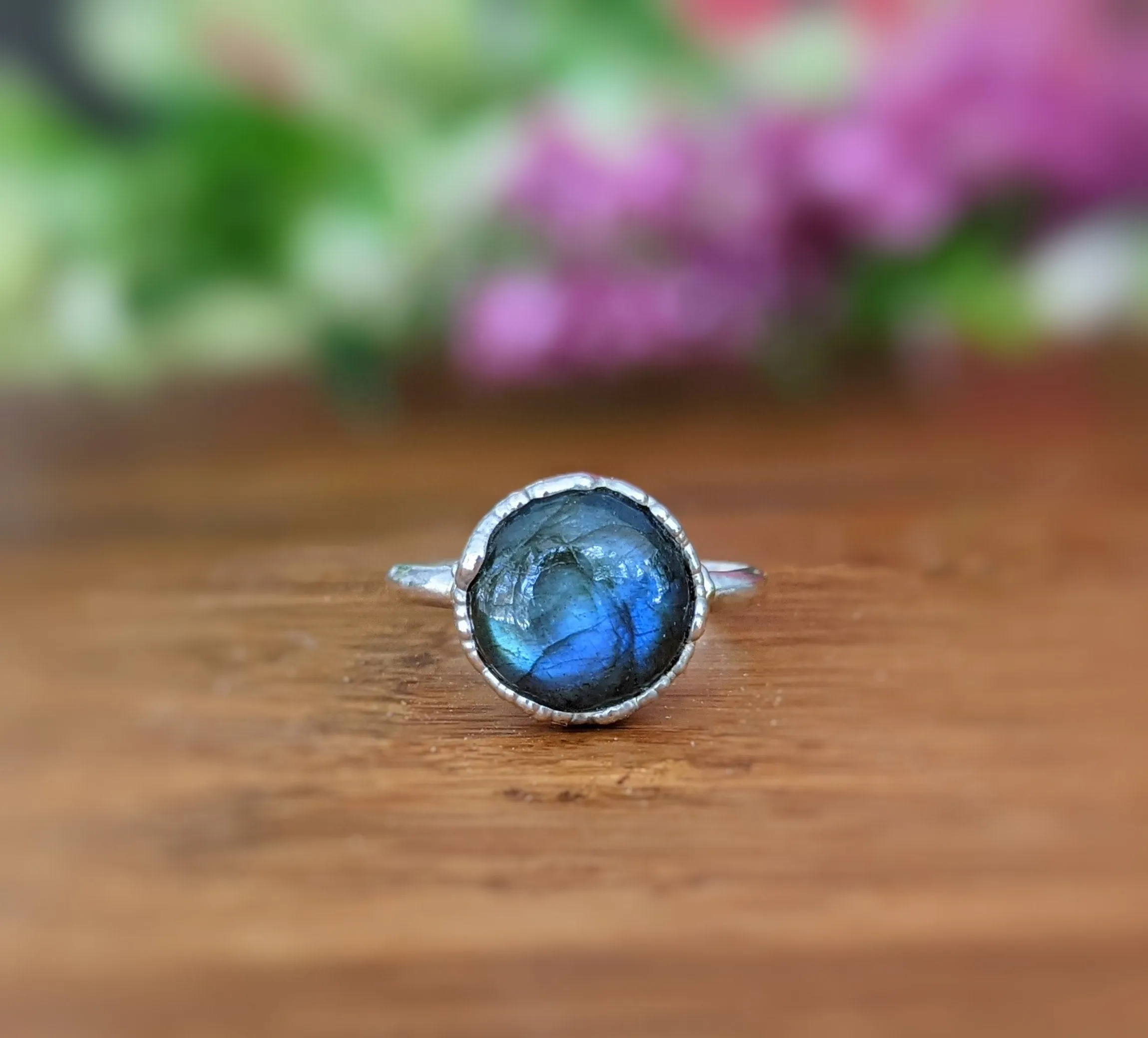 Sterling Silver Labradorite ring