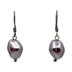 Sterling silver pearl earrings GM158