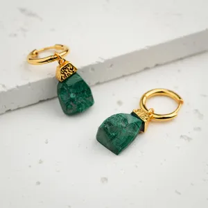 Sylvan slate - Malachite Earrings