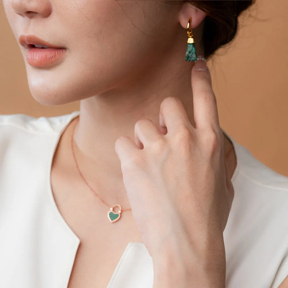 Sylvan slate - Malachite Earrings