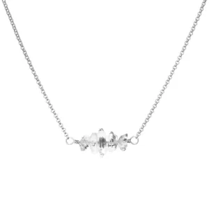 Tasi Herkimer Diamond Bar Necklace