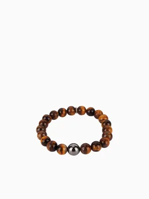 Terton Bracelet For Men - Tiger Eye