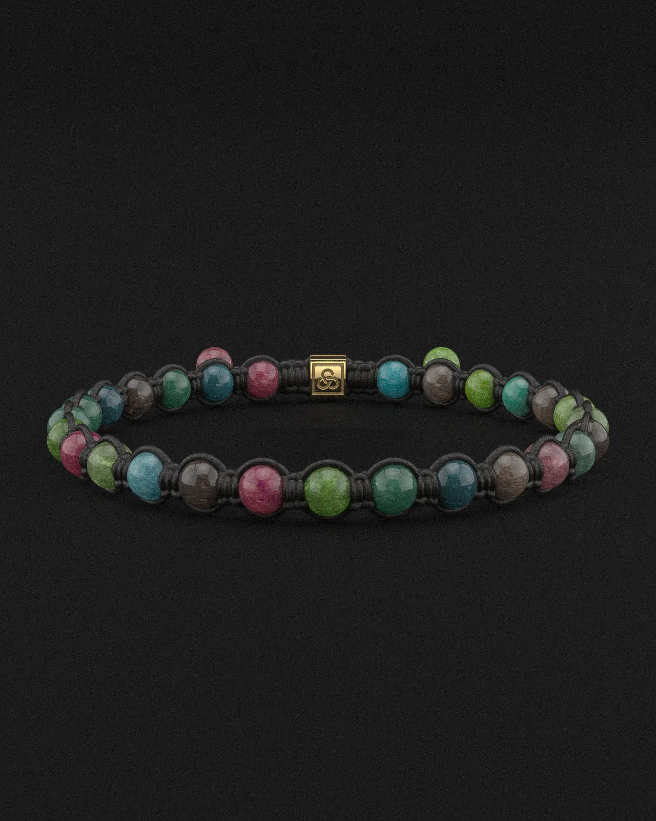 Tourmaline Bracelet 6mm | Knot