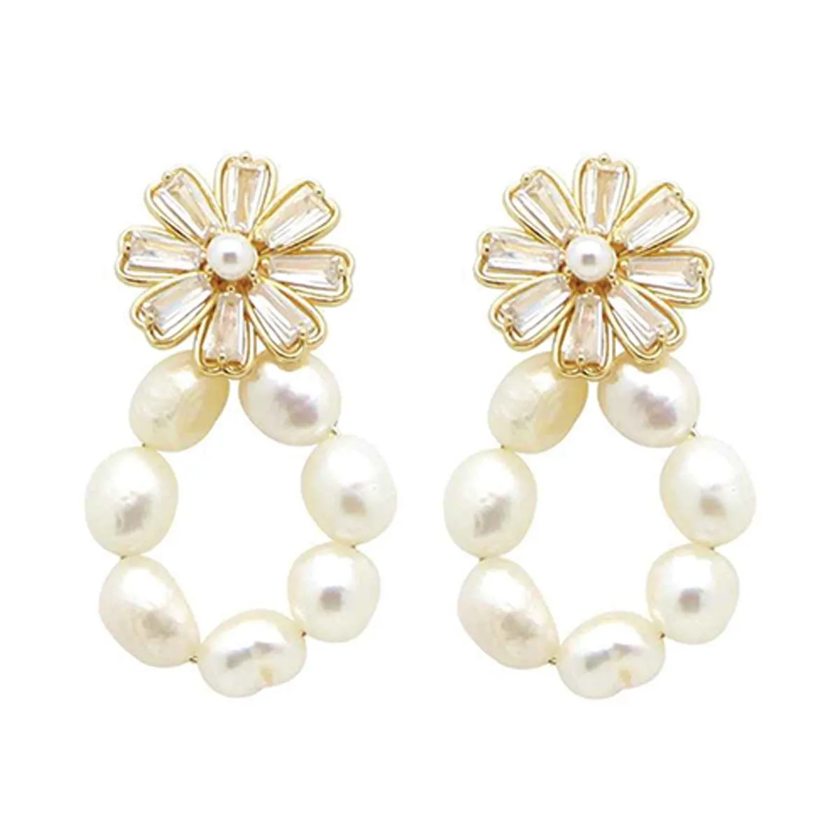 Viv & Lou Pearl Charming Earrings